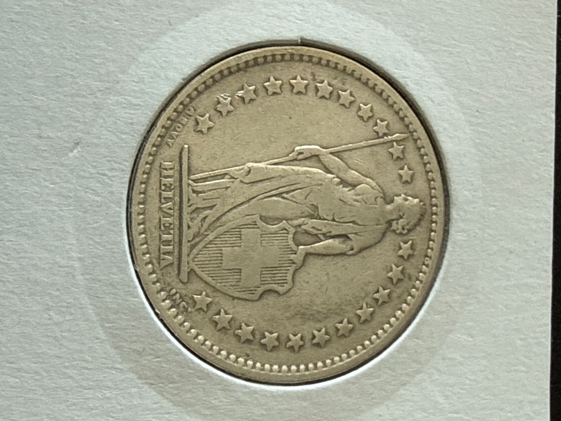 Tutti le monete: Suisse - 2 francs - 1907 - Silver Coin – Usato da Pully venduto da ta571 2