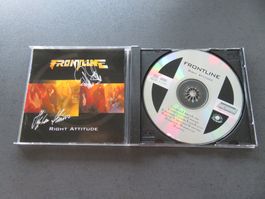 FRONTLINE Right Attitude 2000 AOR HARD ROCK Signed! RAR !!!!