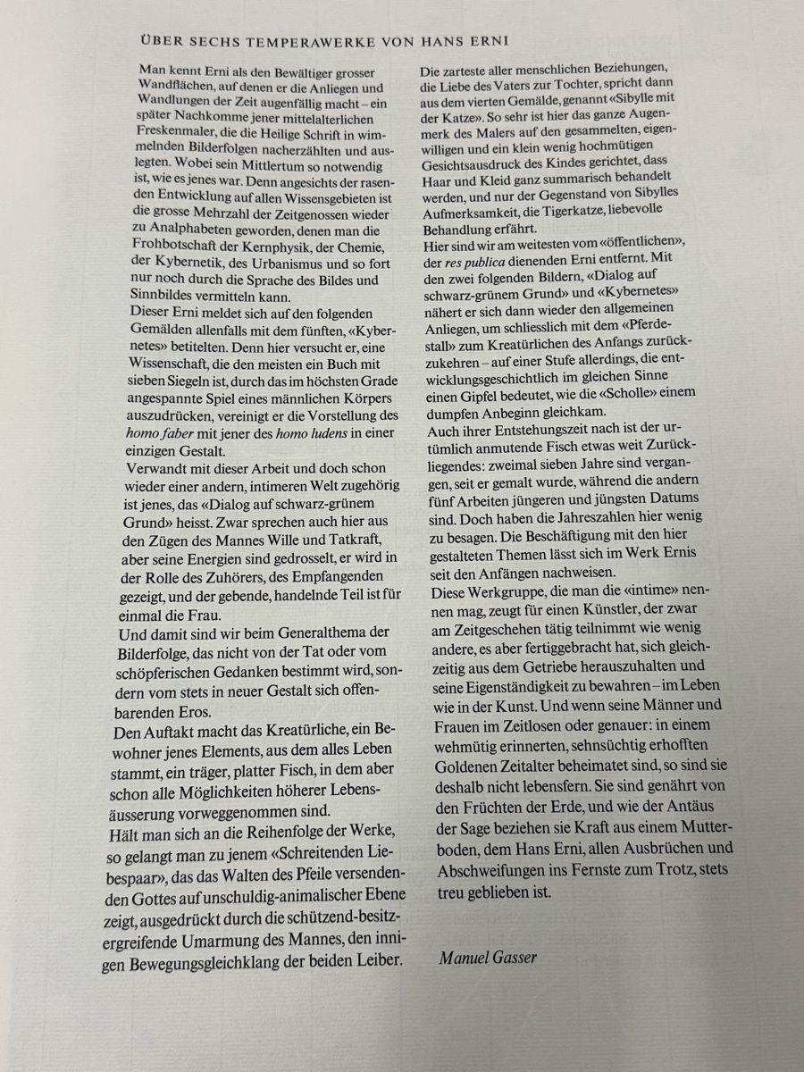 Foto & Immagini: Hans Erni Kunstmappe 1971 Temperawerke  – Usato da Zürich venduto da daki81 3