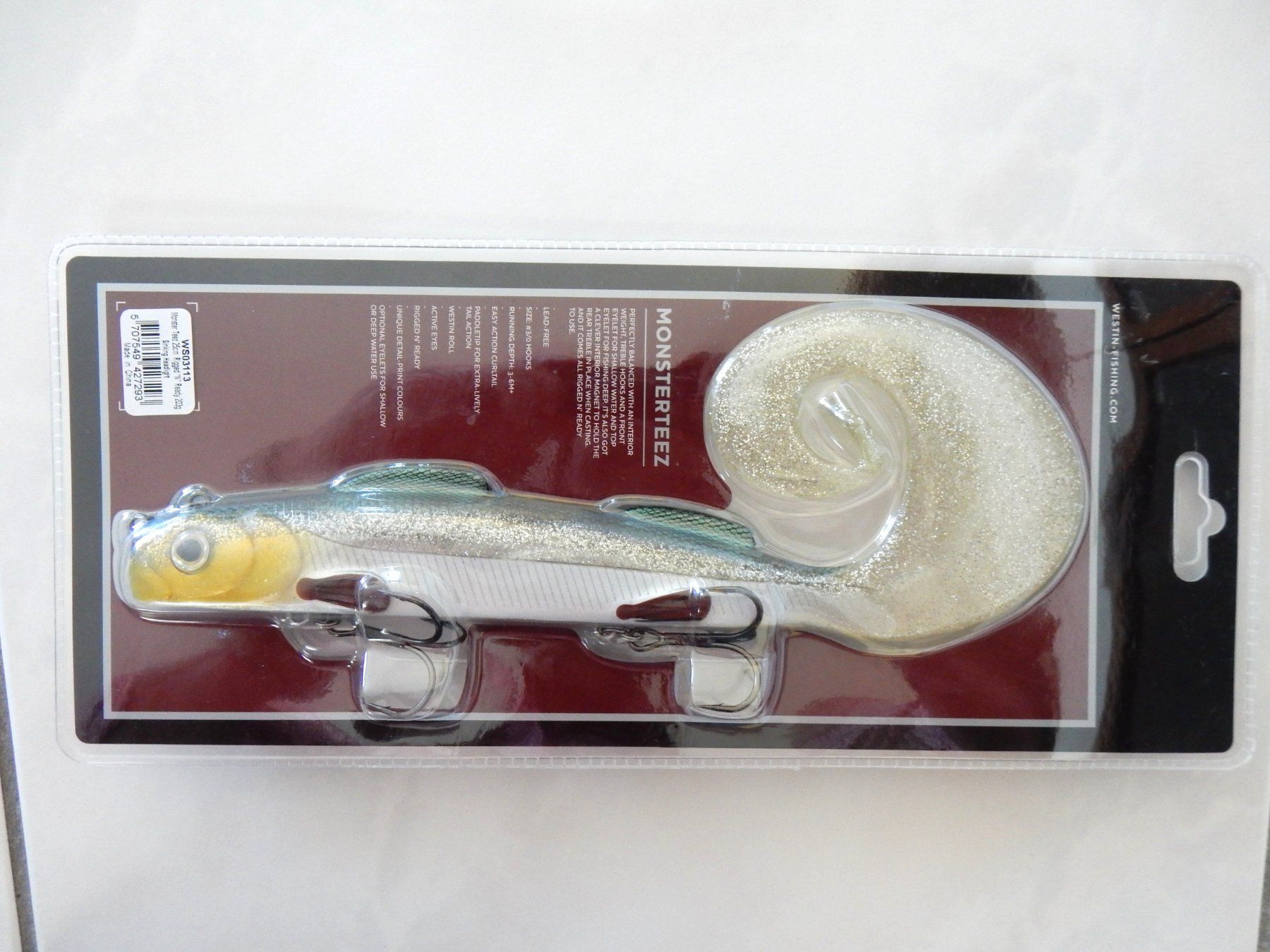 Westin Esche: Westin Monster Teez 25cm – Nuovo e nell'imballaggio originale da Bellmund venduto da flo50 2