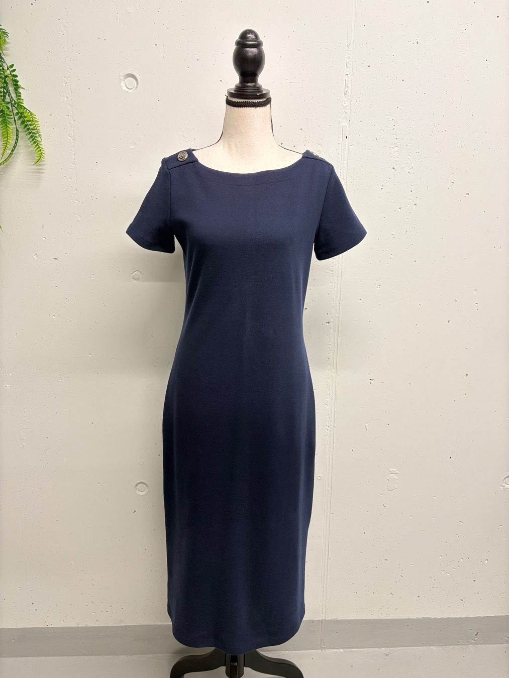 Vestiti: Max&Co Midikleid Kleid kurzarm Ankerknöpfe blau S – Nuovo (secondo la descrizione) da Regensdorf venduto da secondchancefashion