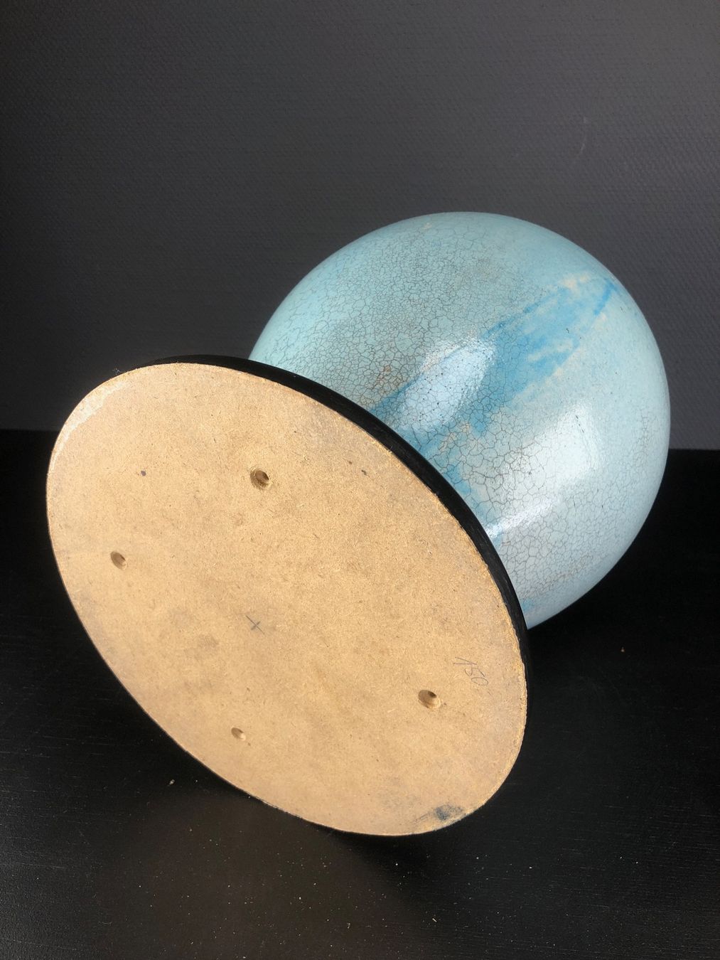 Vasi & Recipienti: Einzigartige Vase, Blau, mit Sockel, Gross, H: 39cm – Usato da Laufenburg venduto da industrial-silence 6