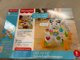 Fisher-Price Zebra Lauflernwagen - Top Zustand! Baby Spie...