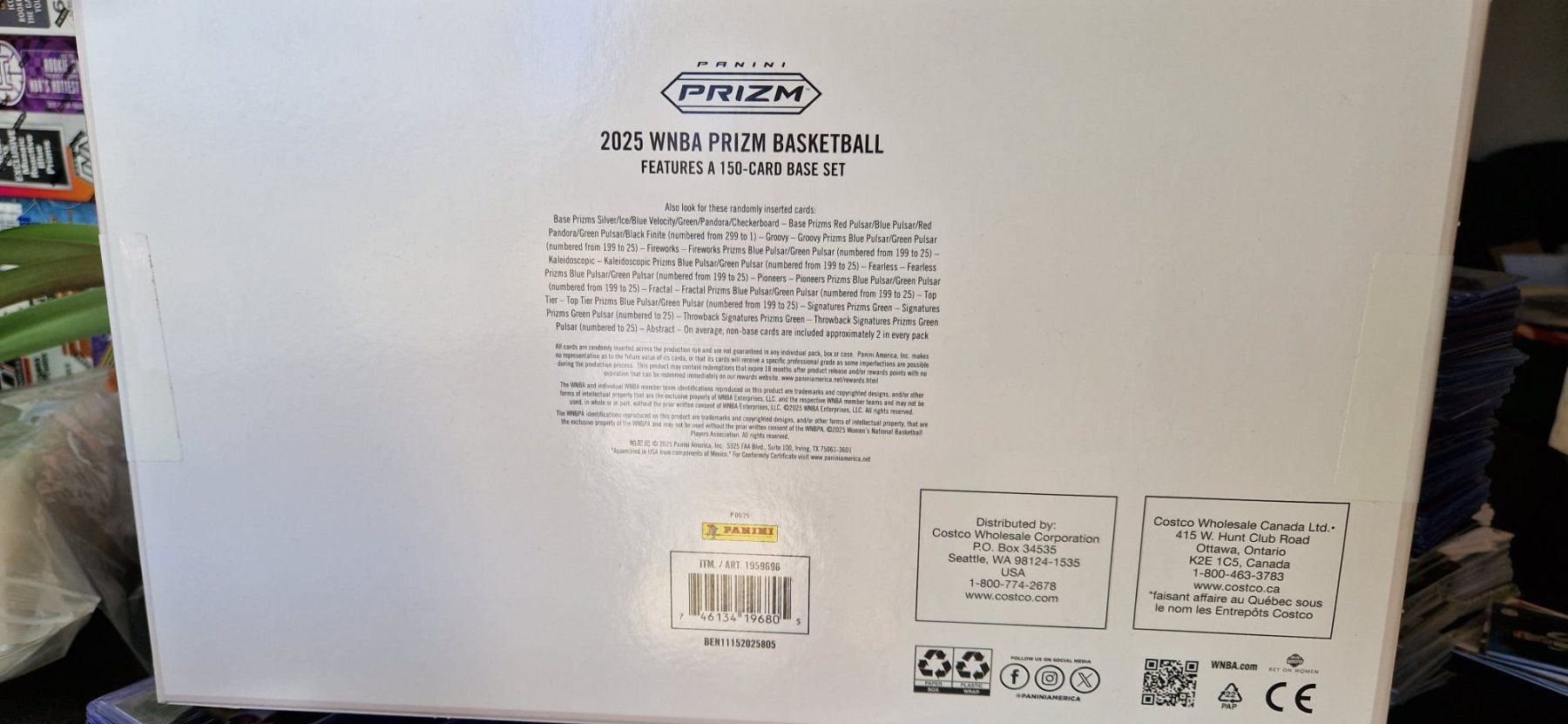 Cartes à collectionner: WNBA prizm Superbox 2025 – D'occasion à Lutry par SwissBBCards 1