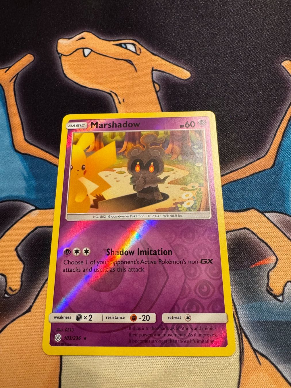 Pokémon Sammelbilder & Trading cards: Marshadow (CEC 103) - Reverse Holo - Cosmic Eclipse – Neu (gemäss Beschreibung) aus Bülach von Pfrenzel