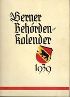 Berner Behördenkalender 1939