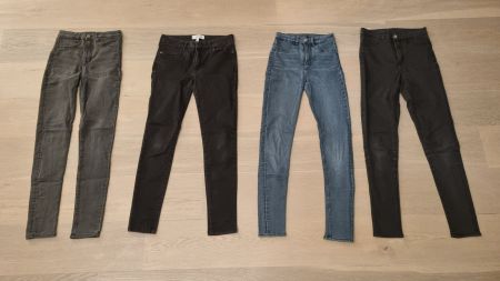 Paket: 4 Paar Jeans/Hosen - Gr. 36