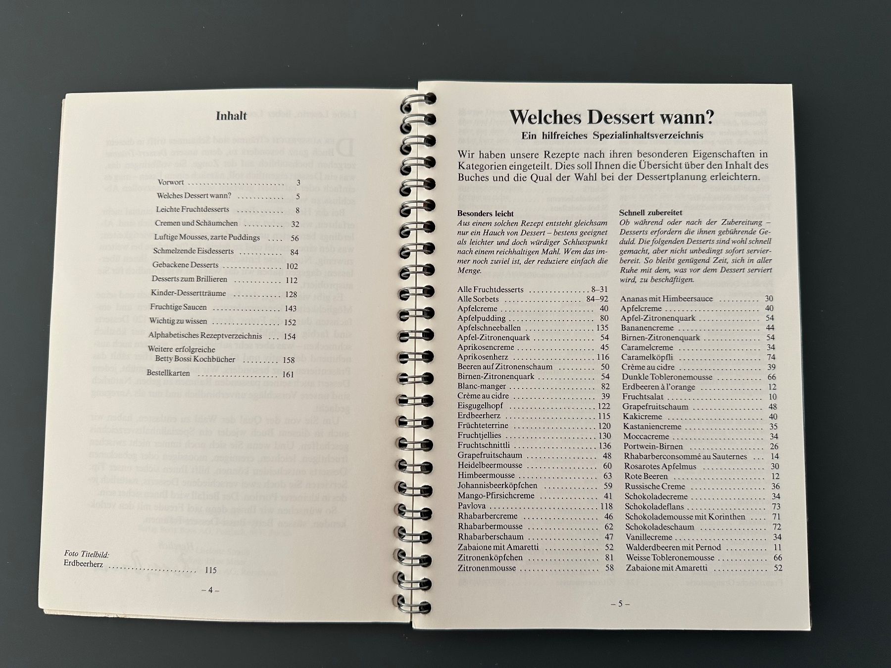 Libri: Kochbuch BETTY BOSSI: Dessert Träume – Usato da Münsingen venduto da Sternsaphir64 2