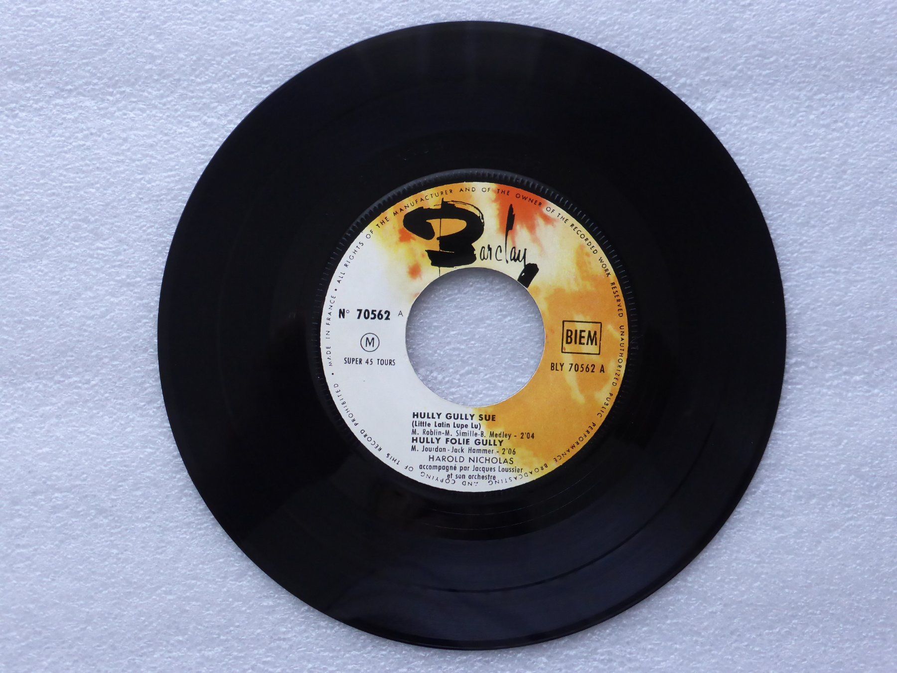 Schallplatten: Vinyl Single   EP  HAROLD NICHOLAS – Gebraucht aus Küssnacht am Rigi von Mondkinder 1