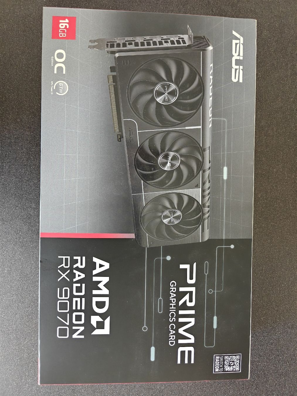 Asus Schede grafiche: Asus Radeon RX 9070 – Nuovo e nell'imballaggio originale da Lugano venduto da Lloyd84