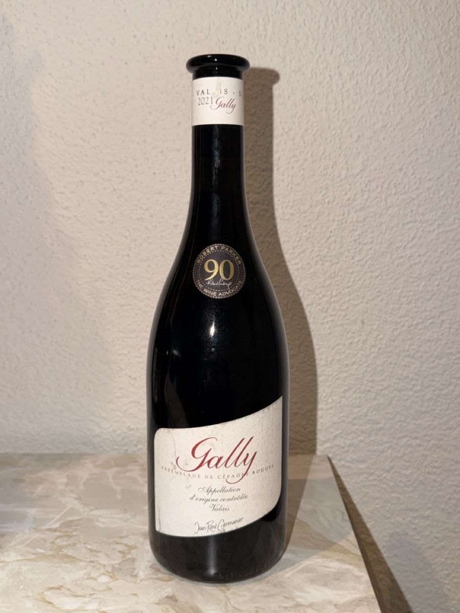 Vino: Vin rouge Gally Valais AOC 2021 – Nuovo e nell'imballaggio originale da Grenchen venduto da 24.07LD