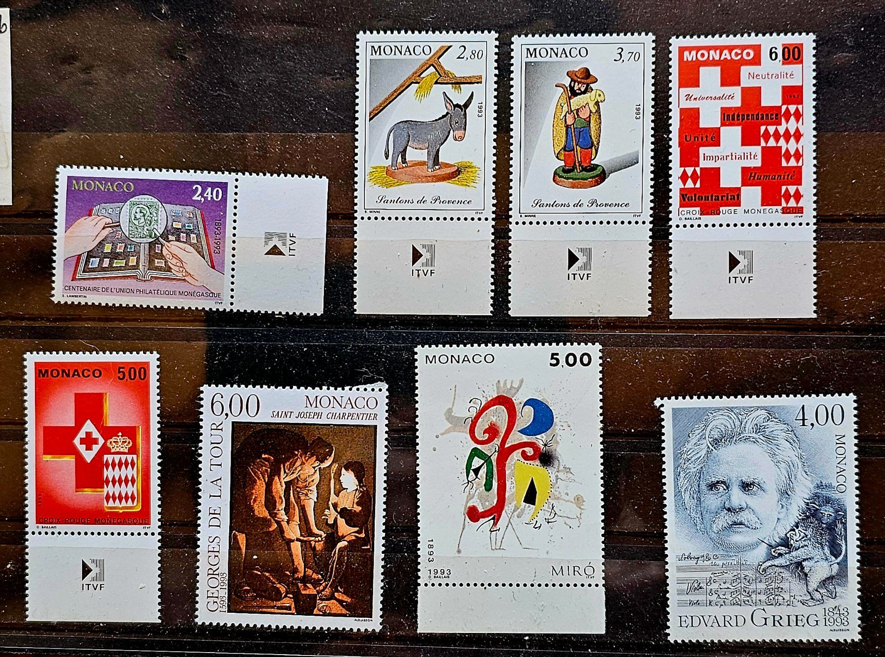 Alle Briefmarken: MONACO timbres neufs **, 1993 – Neu (gemäss Beschreibung) aus Les Valettes von Nuba1