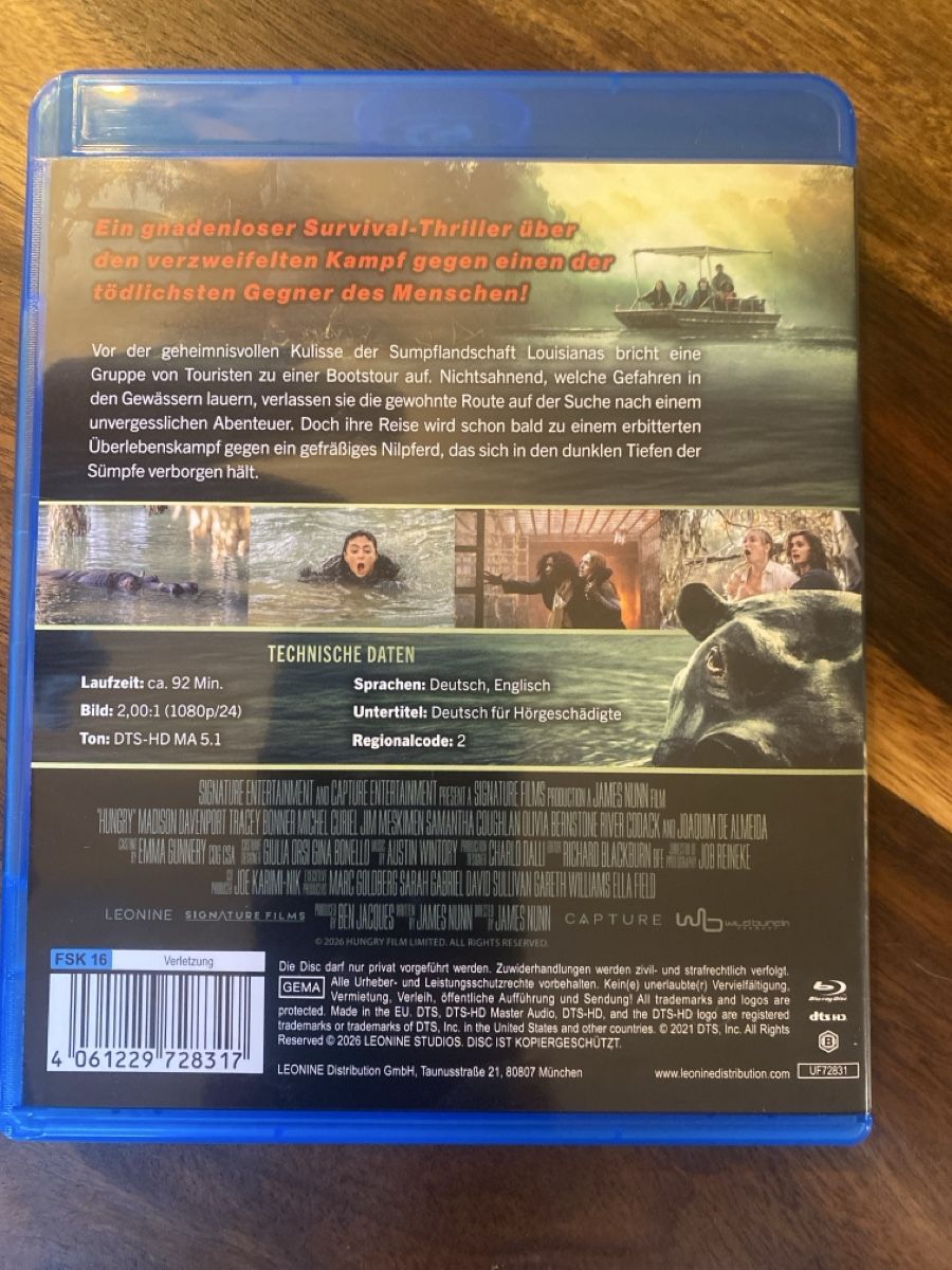 Tutti i DVDs: HUNGRY – Usato da Burg AG venduto da Lobo016 1