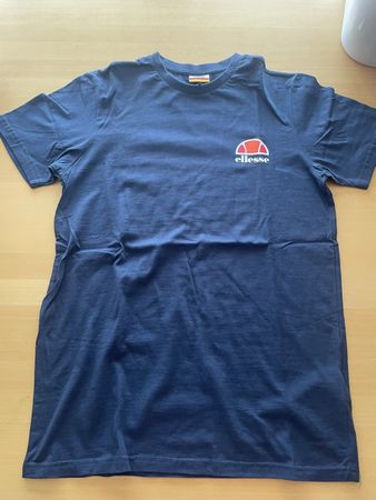 T-shirt Ellesse Bleu Marine Logo Classique