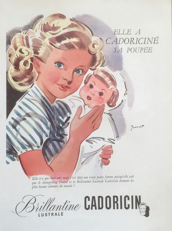 Publicité Ancienne Roja Brillantine - Original Magazine 1949, 23x31 Cm
