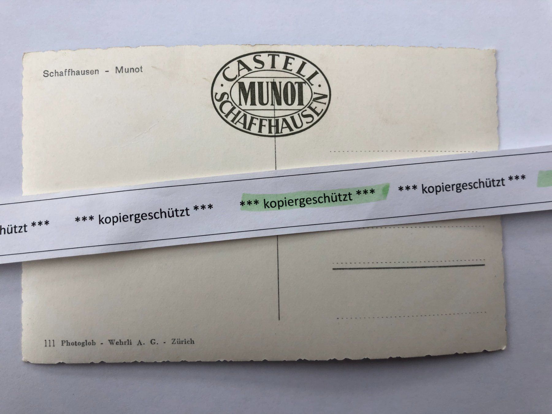 Cartoline postali: Schaffhausen Munot alt AK – Nuovo (secondo la descrizione) da Hefenhofen venduto da Bierinder 1