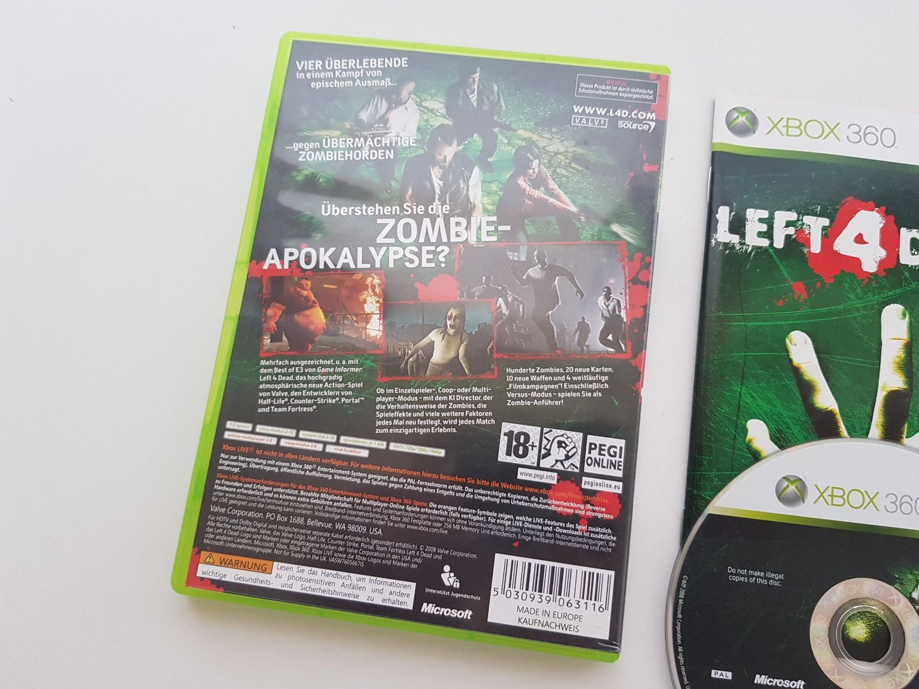 Spiele: Left 4 Dead - Xbox 360 Spiel – Gebraucht aus Bassersdorf von  1