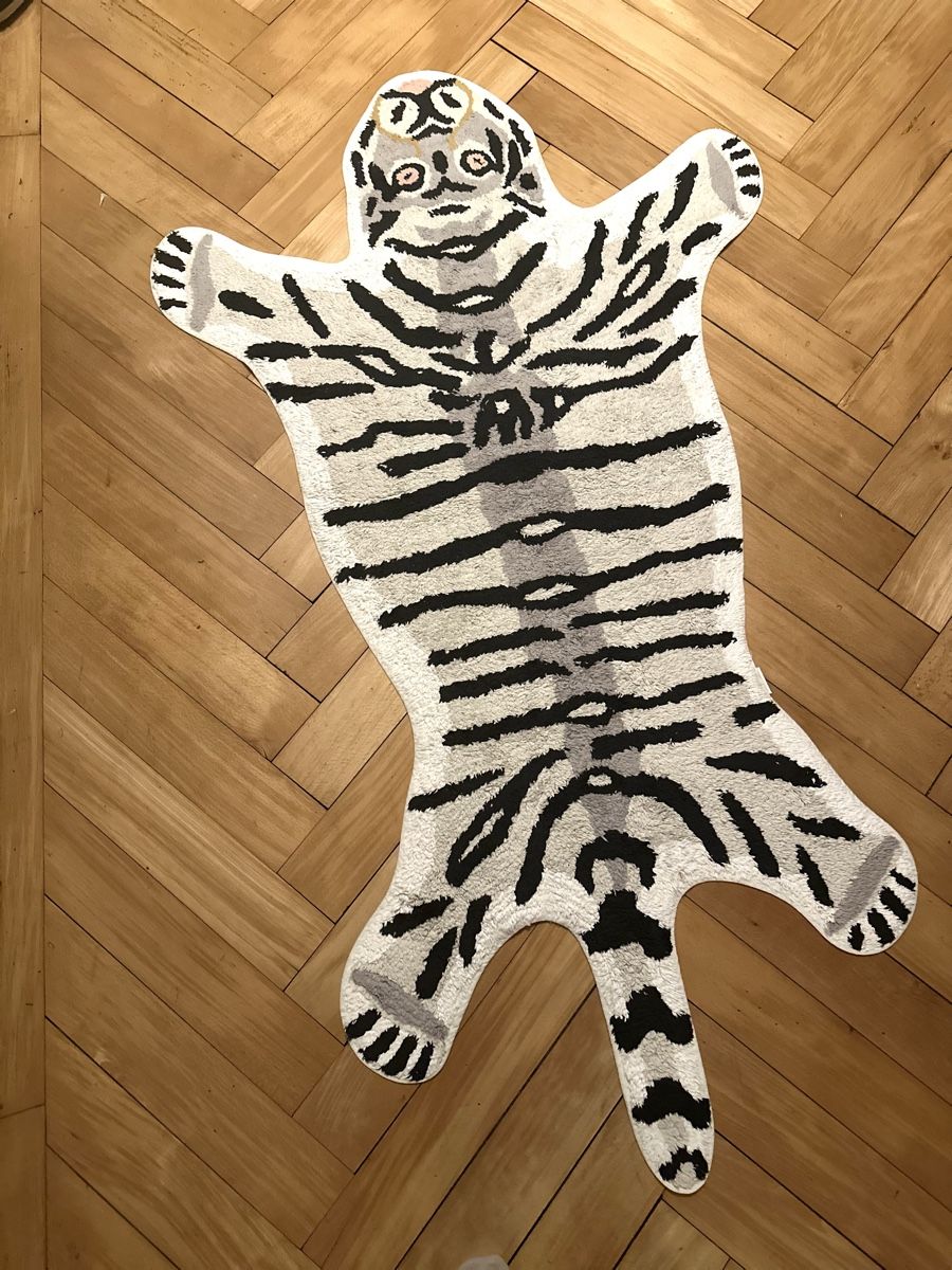 Tappeti: Weicher Tiger-Teppich Baumwolle (90x150) – Usato da Altdorf UR venduto da StayClassy 1