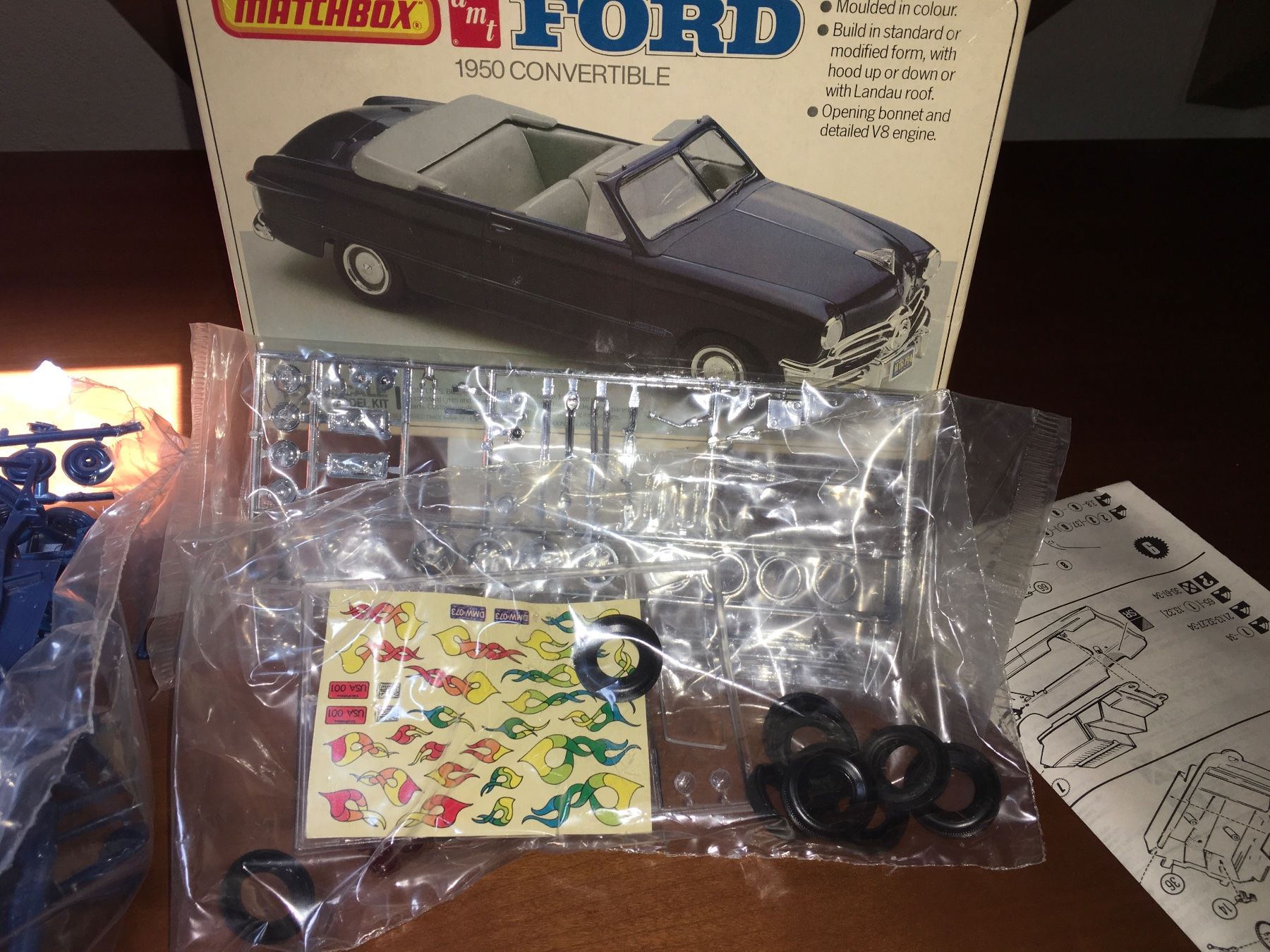 Ford Modellini d'auto: 1950 Ford Convertible 1/25 AMT Matchbox – Nuovo (secondo la descrizione) da Wohlen AG venduto da PrivatSammlung 2