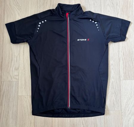 STOKE Rad Trikot Gr. L Schwarz | Gebraucht