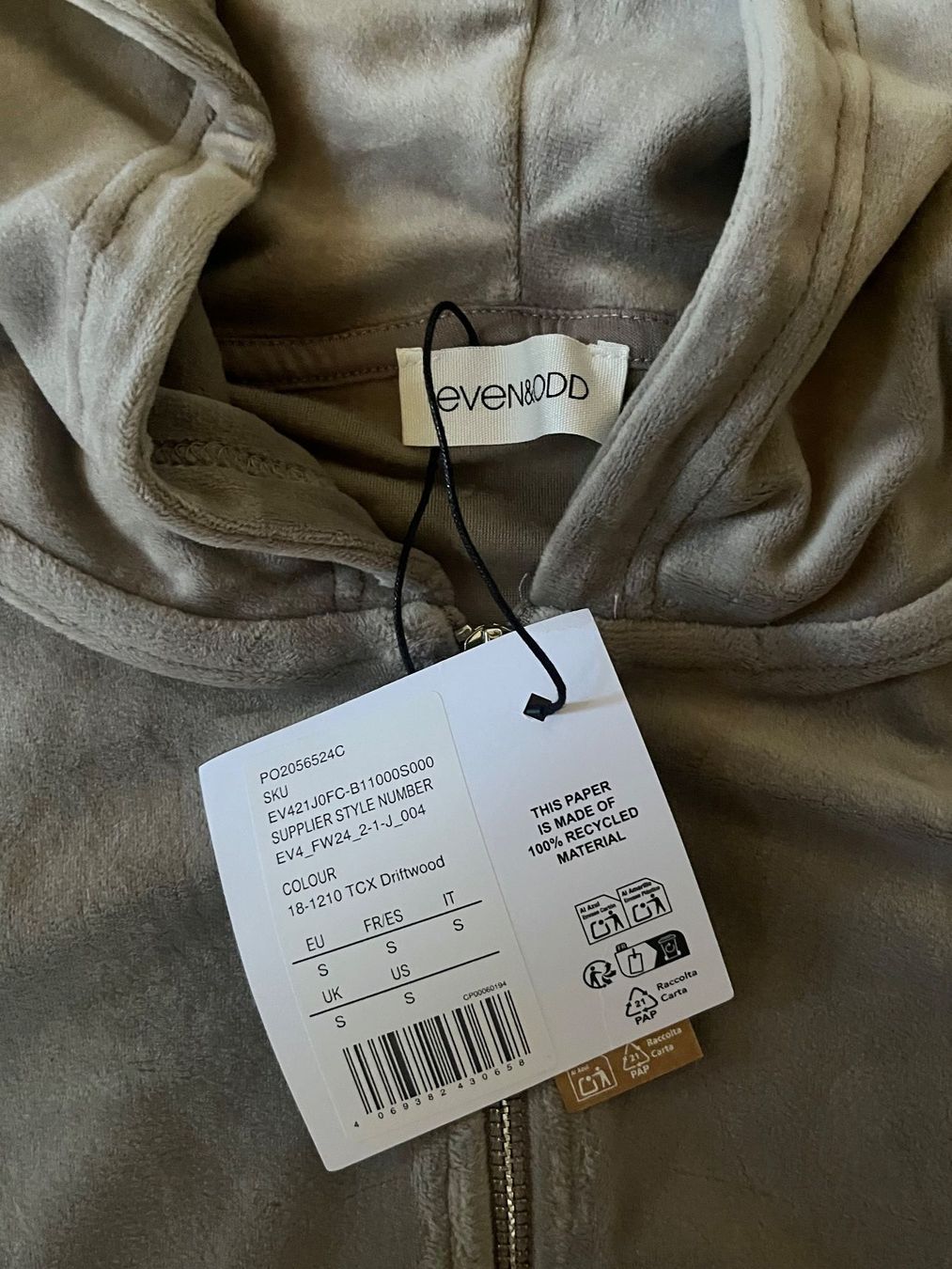 Pullover & Sweatshirts: Velvet Beige Zip up – Neu und originalverpackt aus Meilen von brit13 1