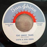 Gwyn & Don Green - Too Many Tears / 1. US-Press. 1955