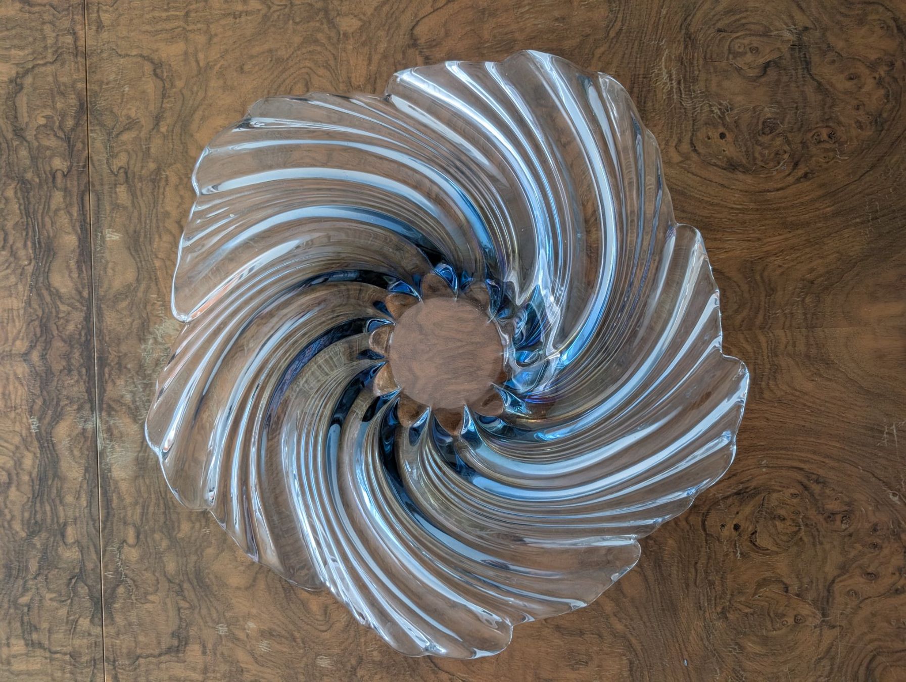 Gläser: Glasschale Spiralmuster sanft blau – Neu (gemäss Beschreibung) aus Pfyn von Magra02 3