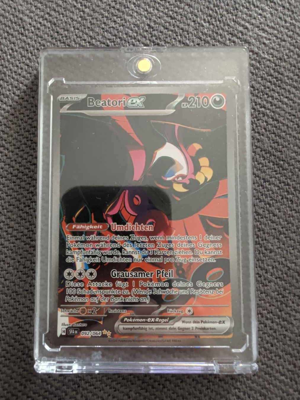 Pokémon Carte collezionabili: Beatori ex 092/064 – Nuovo (secondo la descrizione) da Oberwil BL venduto da saru-koshiro