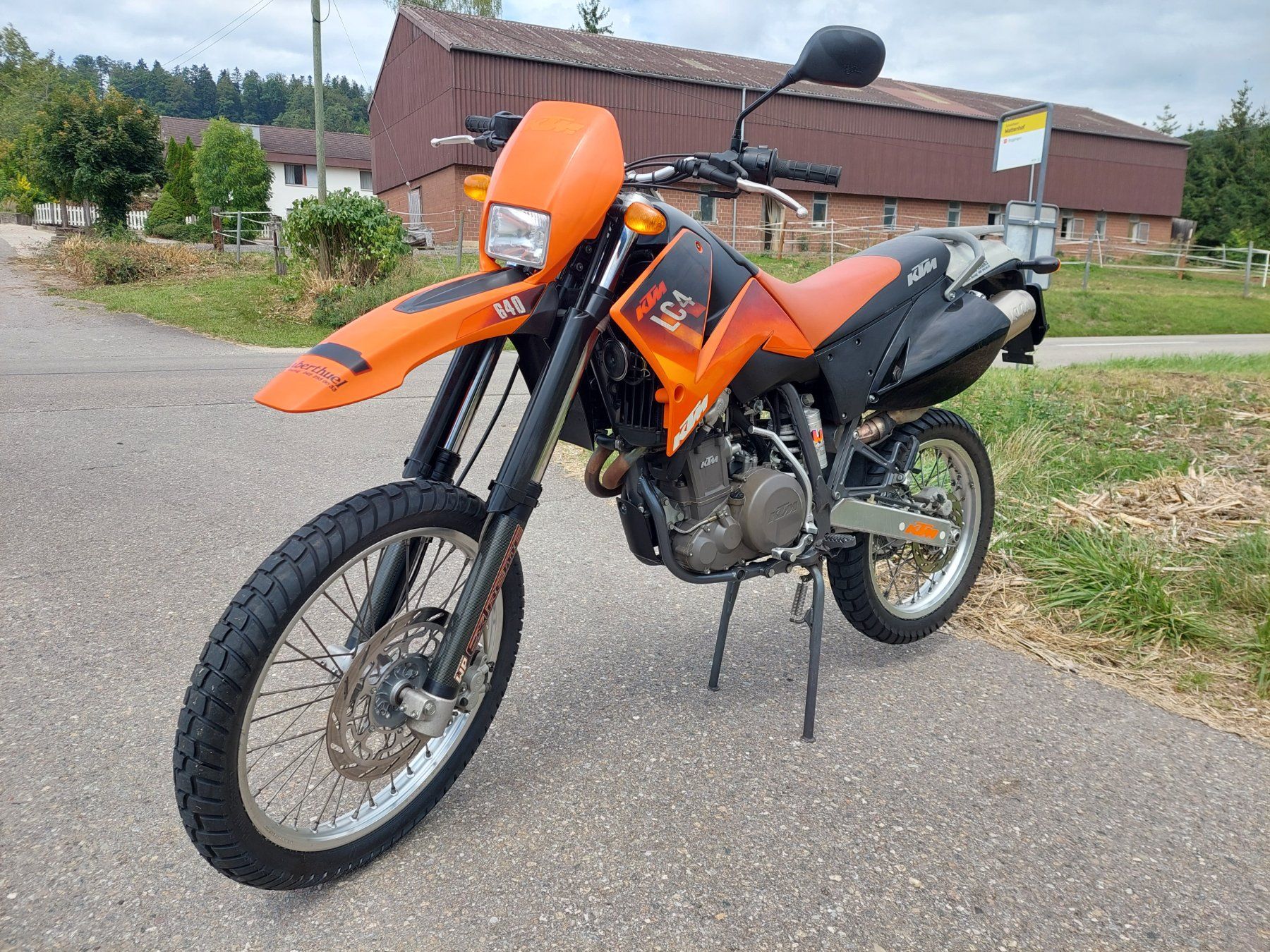 KTM Enduro: KTM 640 LC4 mit E Starter Enduro Frisch ab MFK – Usato da Schleitheim venduto da ZieglerMotaRecycling