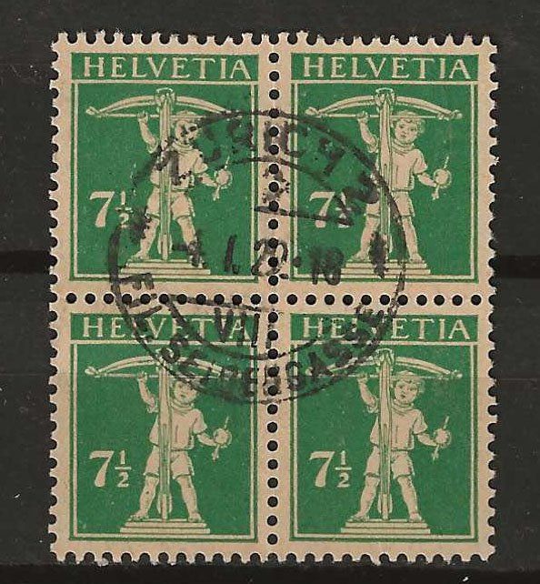 Tutti i francobolli: B0171 - Fils de Tell 171 B4 obl. – Usato da Trélex venduto da Phil_Albert