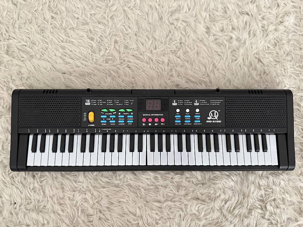 Strumenti musicali: Keyboard mit Mikrofon (Kinder) – Nuovo e nell'imballaggio originale da Au SG venduto da evi_86w5 1