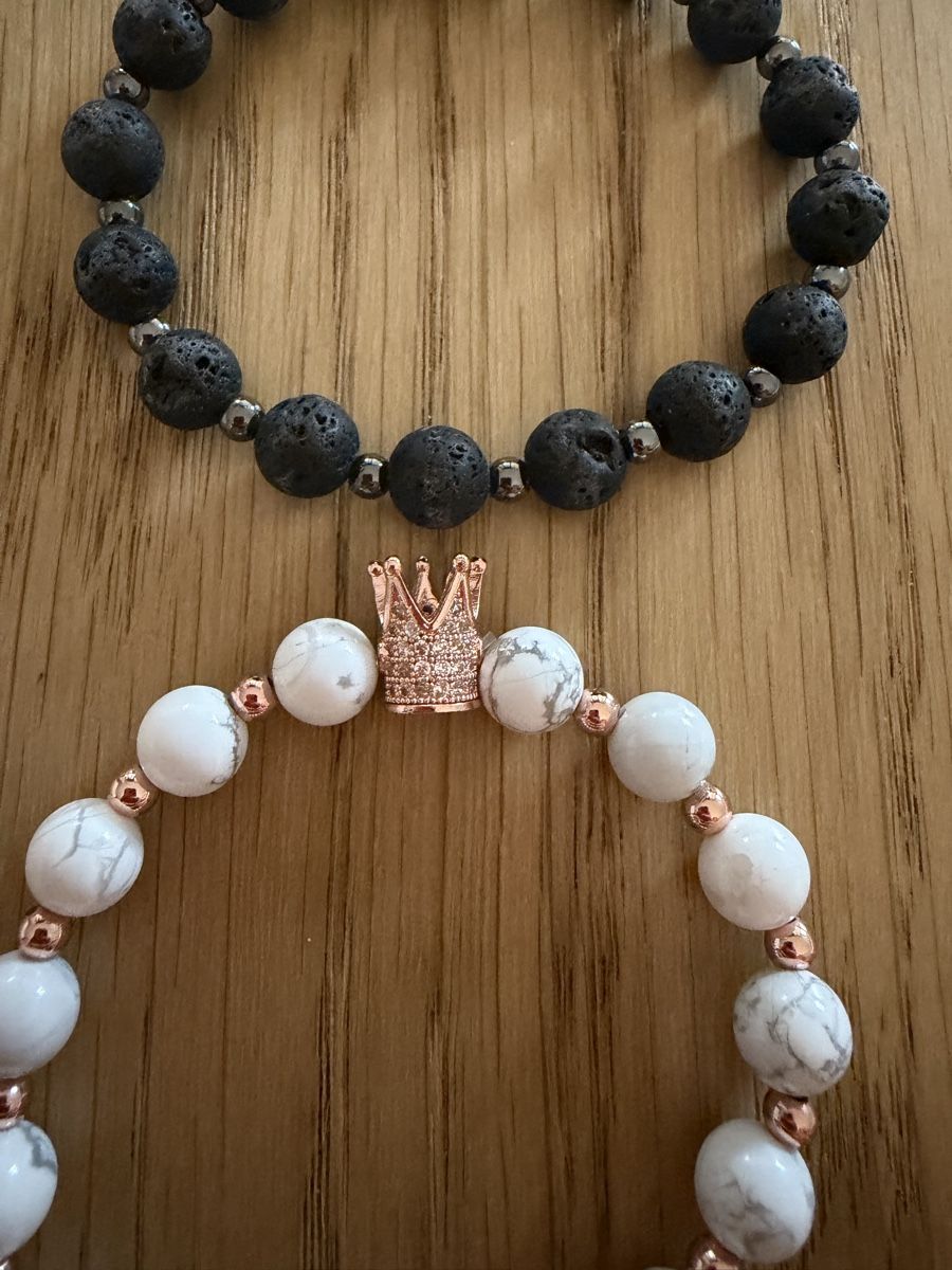 Bracciali & Braccialetti: Set Armbänder Lavastein Krone neu – Nuovo e nell'imballaggio originale da Bassersdorf venduto da Sandy456 2