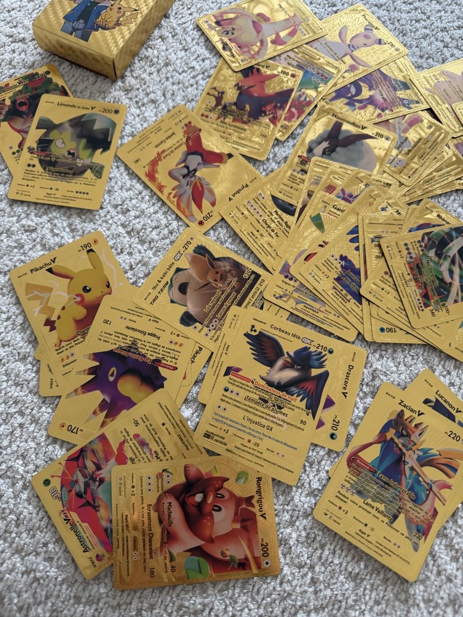 Karten: Cartes pokémon dorées – Neu (gemäss Beschreibung) aus Versoix von wen_75xm