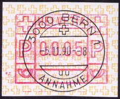 ATM 8A_ET-VOLLSTEMPEL__5.11.90 BERN 1_ERSTTAG !