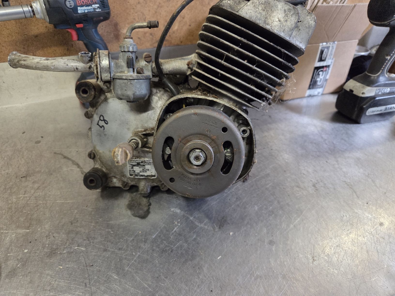 Zündapp Parti ricambio per ciclomotori: Antiker Mofa Zündapp Motor – Usato da Eichberg venduto da Schmid-Motos 9