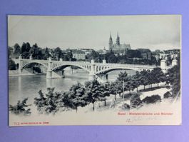Basel, Wettsteinbrücke und Münster