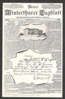 Winterthur Winterthurer Tagblatt Zeitung