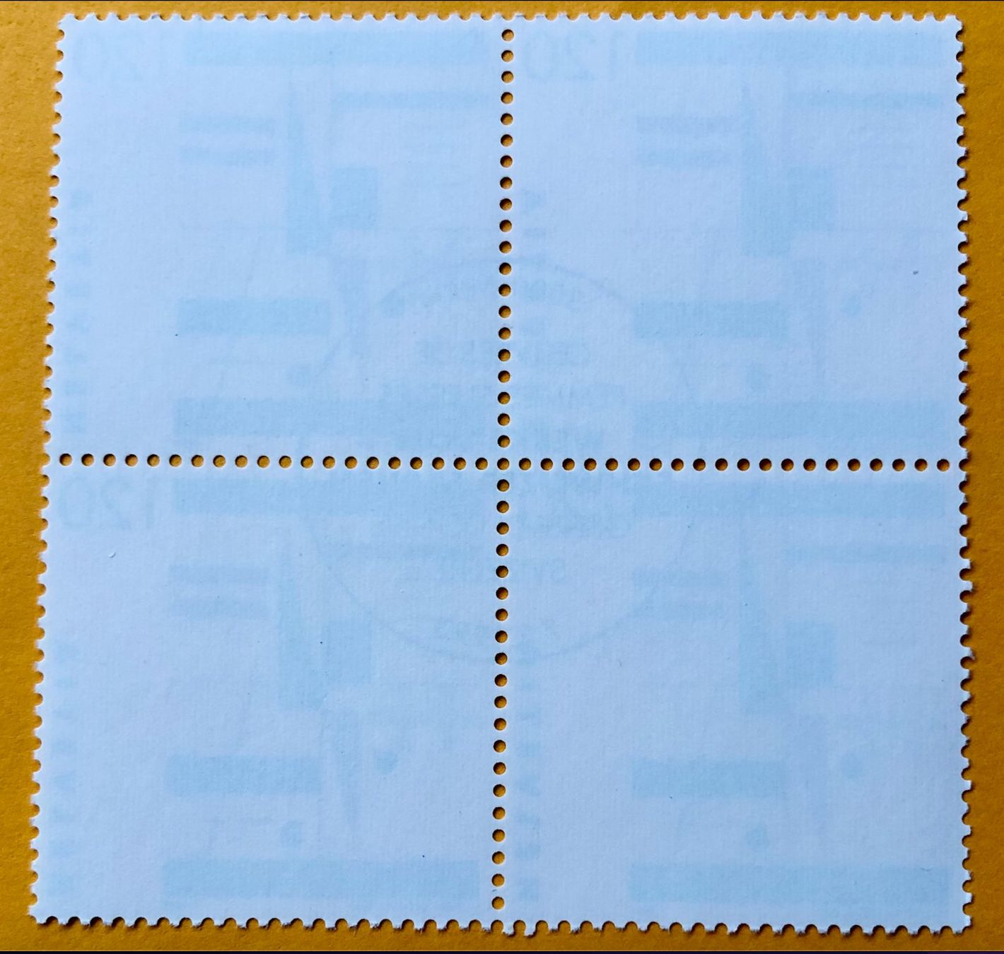 Alle Briefmarken: 4 er Block Nr.851 GESTEMPELT 1993   – Gebraucht aus Aarau von Billa007 1