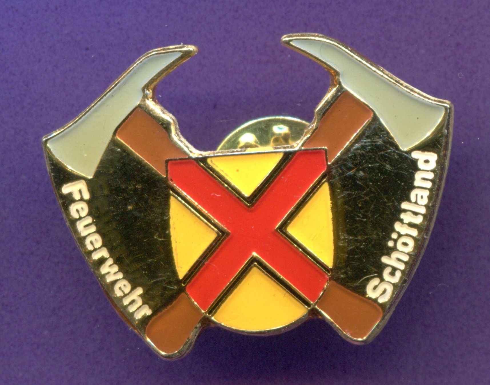 Placchette & Badge: Feuerwehr  SCHÖFTLAND – Usato da Winterthur venduto da Sammleroase