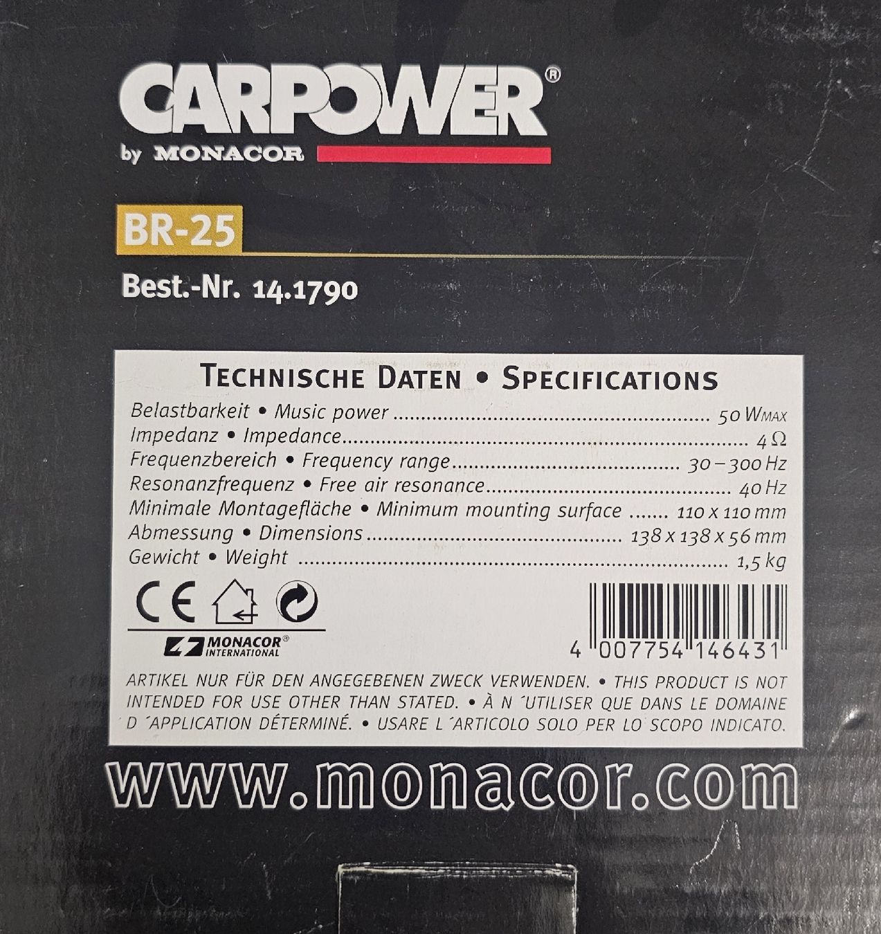 Monacor Casse acustiche: Bass - Vibrationserzeuger 2 STK. – Usato da Sils im Domleschg venduto da Colin.Grischott 2