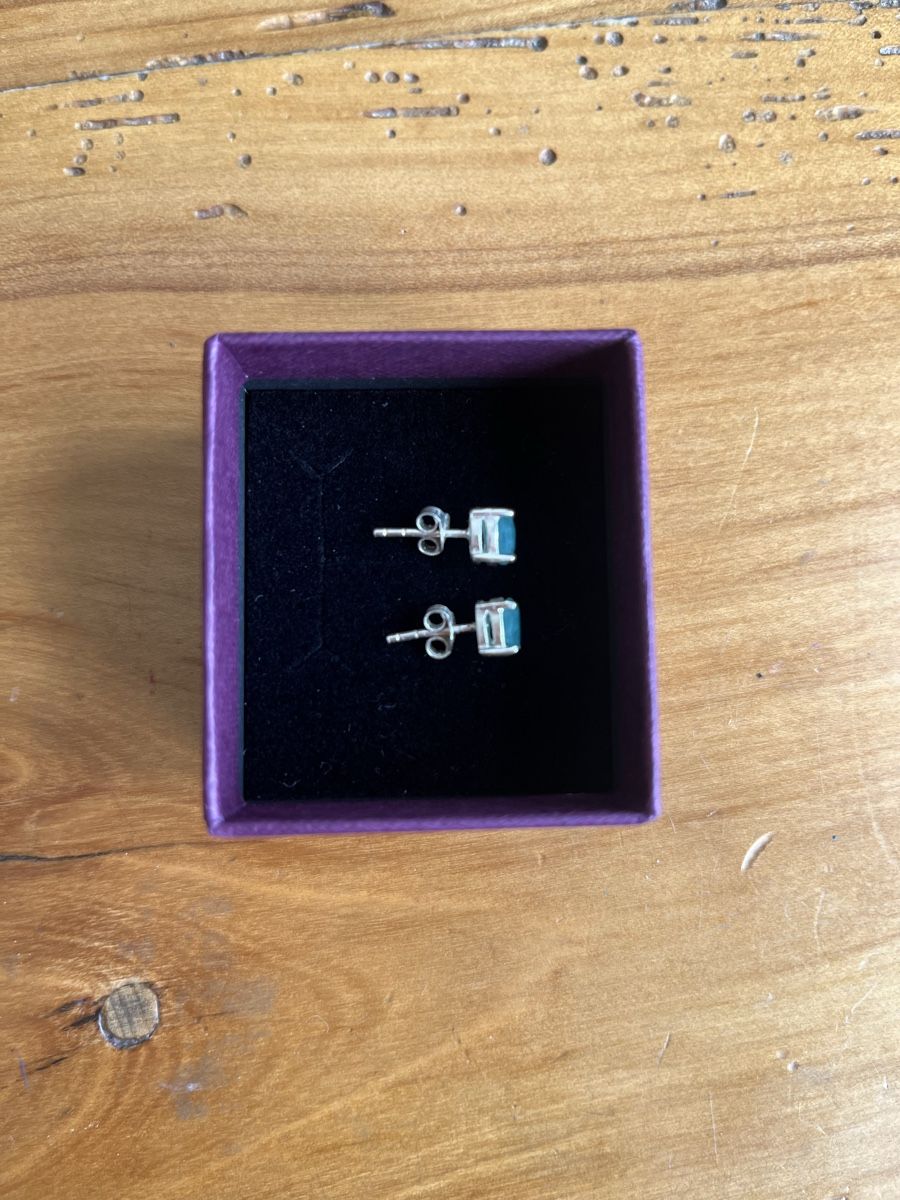 Ohrringe & -stecker: Fairtrade Ohrstecker Silber mit Amazonit – Neu (gemäss Beschreibung) aus Wil SG von aiy_fnm9 2