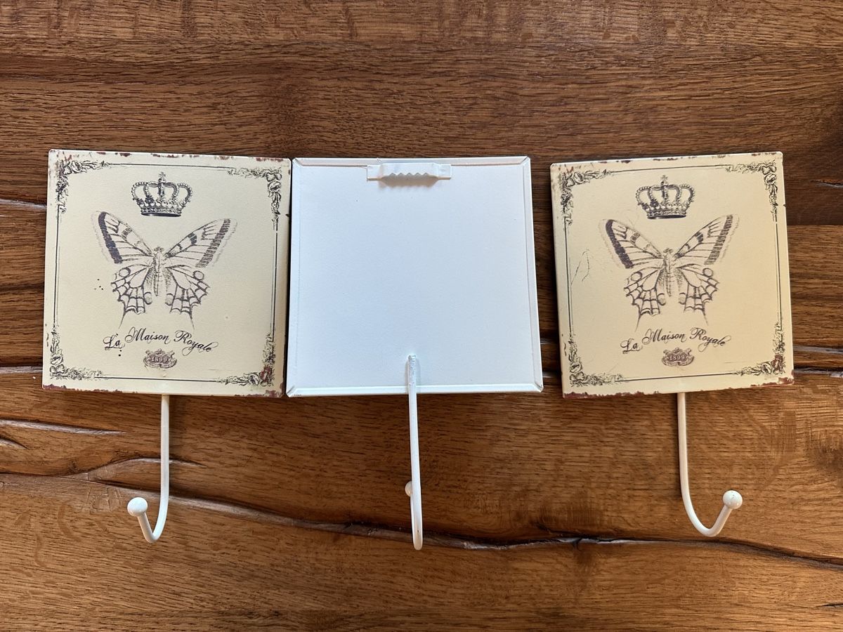 Eisenwaren: 3 Shabby Chic Blechaufhänger – Neu (gemäss Beschreibung) aus Niederrohrdorf von Sharna 1