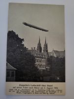 Zeppelin Luftschiff über Basel 4. August 1908 Postkarte R36