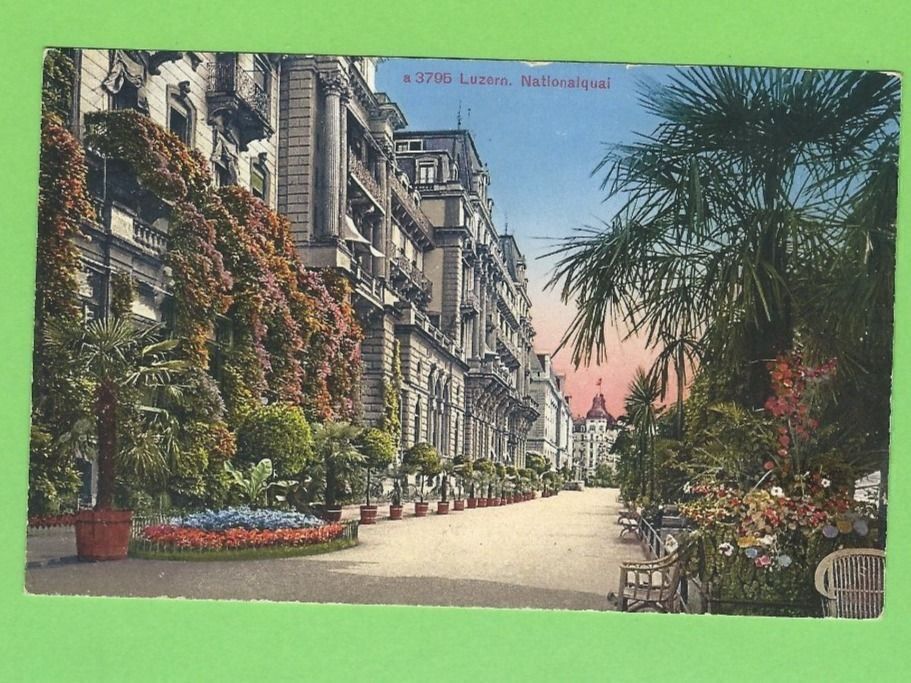 Cartoline postali: Luzern, Nationalquai – Usato da Zürich venduto da t24_de