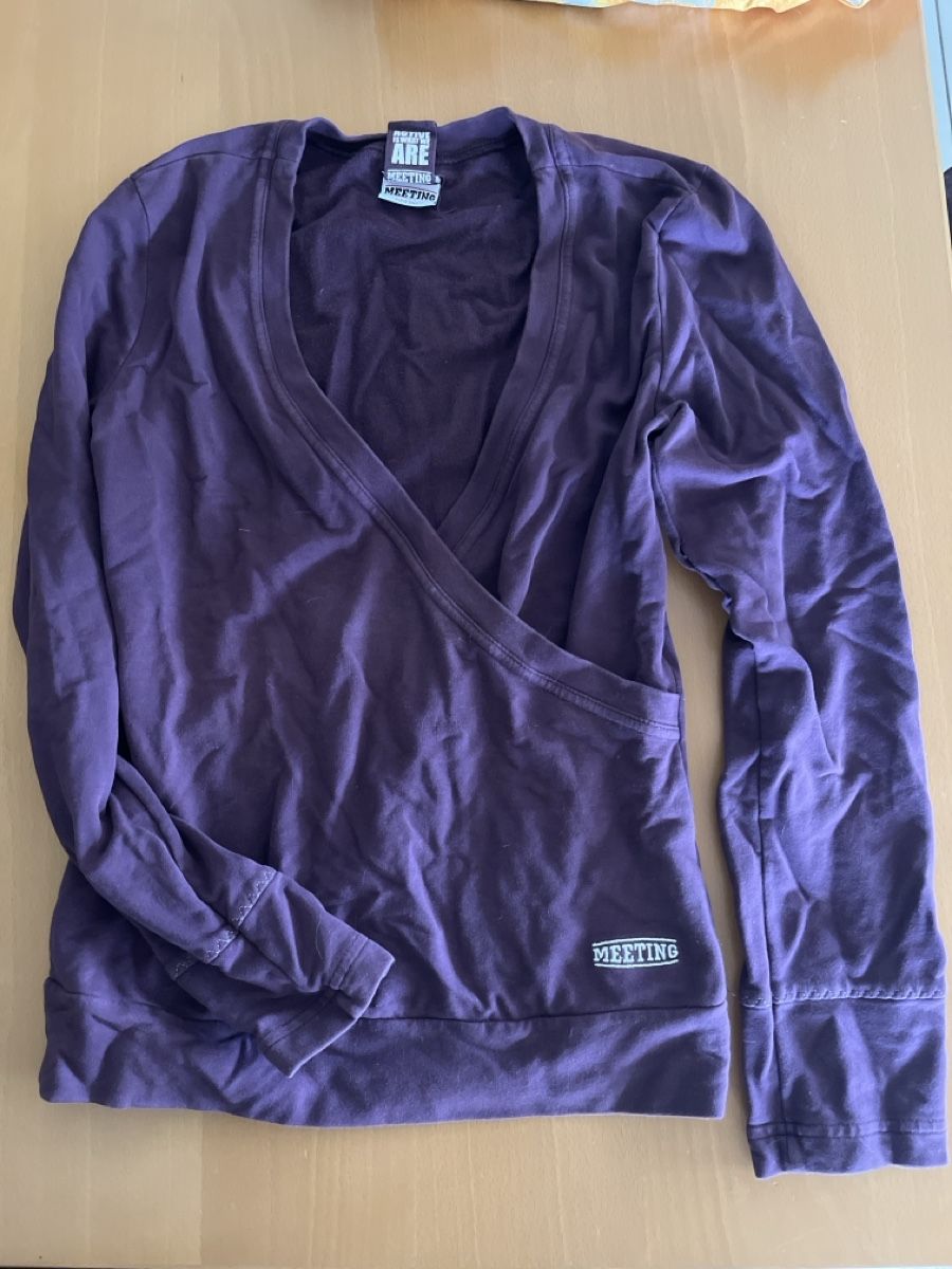Tops: yoga/danse cache-cœur prune taille S /Meeting – Gebraucht aus Etagnières von koalavd