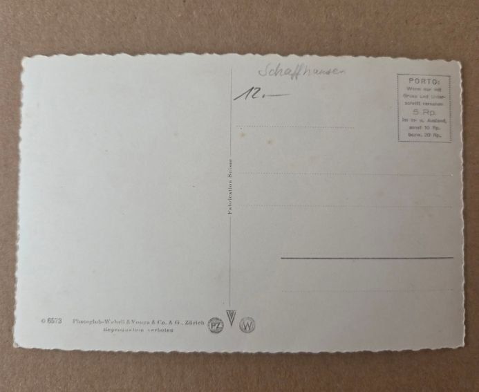 Cartes postales: AK Ansichtskarte Schaffhausen Rheinfall – D'occasion à Schenkon par Uhu007 1