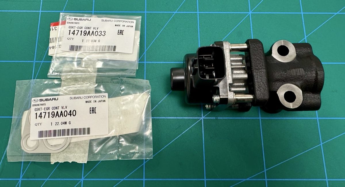 Subaru Tutti pezzi di ricambio auto: Subaru EGR Control Valve, + Dichtungsset – Nuovo e nell'imballaggio originale da Zürich venduto da Chris.GOW