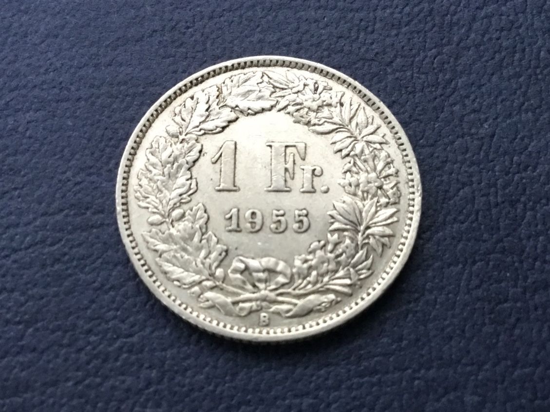 Tutti le monete: 1 Franken 1955 – Usato da St. Margrethen SG venduto da alfapeugeot10