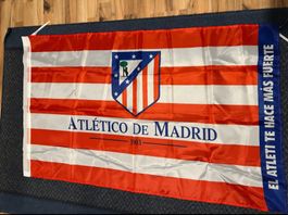 Atlético de Madrid Fahne