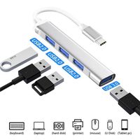 USB C Verteiler Splitter Adapter HUB 3.0 PC Laptop Macbook